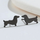 Dachshund earrings 
